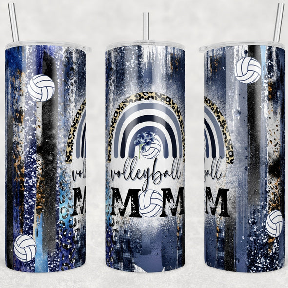 Volleyball Mom - 20 oz Skinny Tumbler Sublimation Transfers