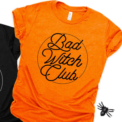 Bad Witch Club BLACK INK -  Screen Print Transfer