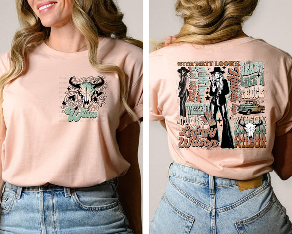 Country Singer Hippie Cowgirl MATCHING -  DTF