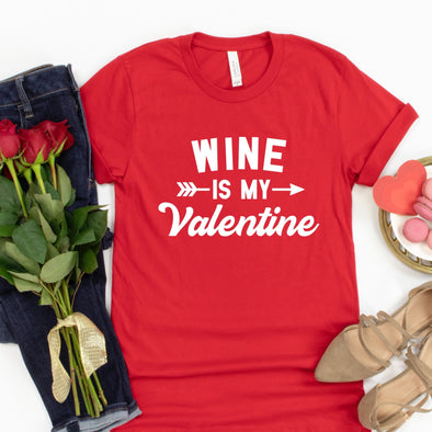 Wine Valentine - Screen Print Transfer