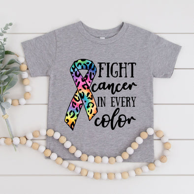 D32 YOUTH/TODDLER Cancer All Colors -  Screen Print Transfer