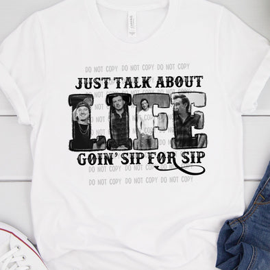 Just Talk About Life  - DTF