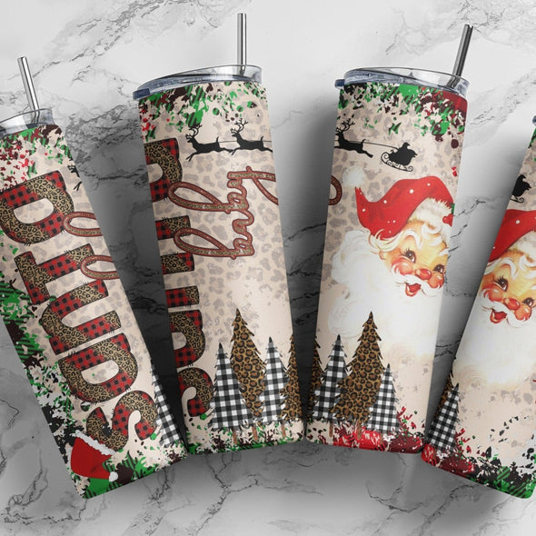 Santa Baby - 20 oz Skinny Tumbler Sublimation Transfers