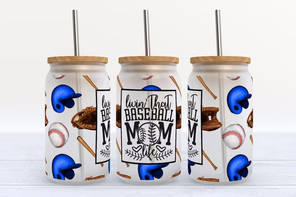 Z68 Baseball Mom - UV DTF CUP WRAP