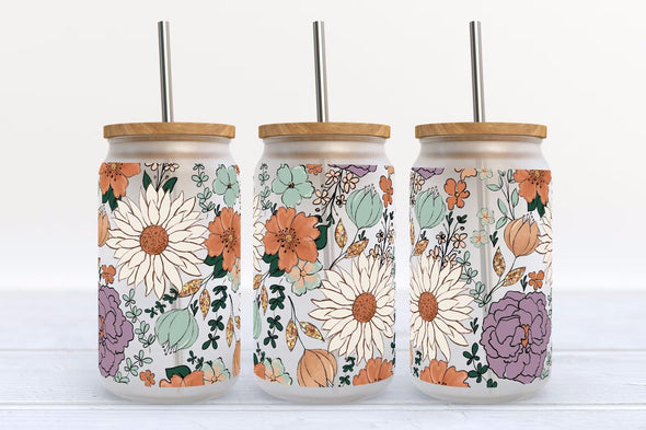 Z65 Full Floral - UV DTF CUP WRAP