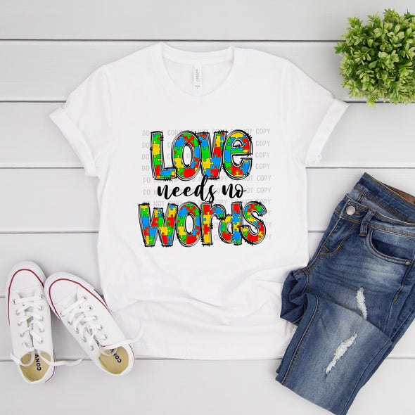 Z1 Love Needs No Words - DTF Transfer