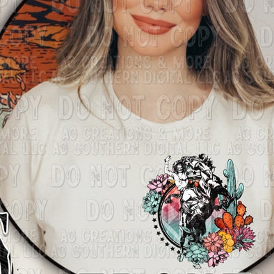 Cowgirls And Country Music PATCH DESIGN - DTF Transfer