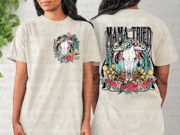 Mama Tried PATCH DESIGN - DTF Transfer