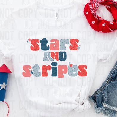 Stars and Stripes - DTF Transfer