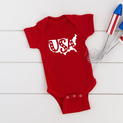 USA Infant/Patch - Screen Print Transfer