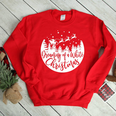 Dreaming Of A White Christmas - Screen Print Transfer