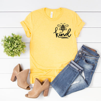 Bee Kind Pocket Patch - Screen Print Transfer