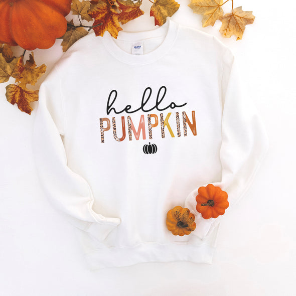 Hello Pumpkin - Completed Gildan Sweatshirt - SALE PRICING CLOSES 8/21