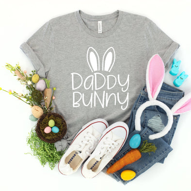 Daddy Bunny -  Screen Print Transfer