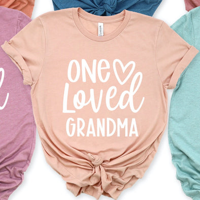 E48 One Loved Grandma -  Screen Print Transfer