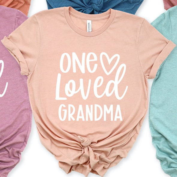 E48 One Loved Grandma -  Screen Print Transfer