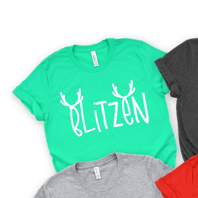 ADULT Blitzen  -  Screen Print Transfer