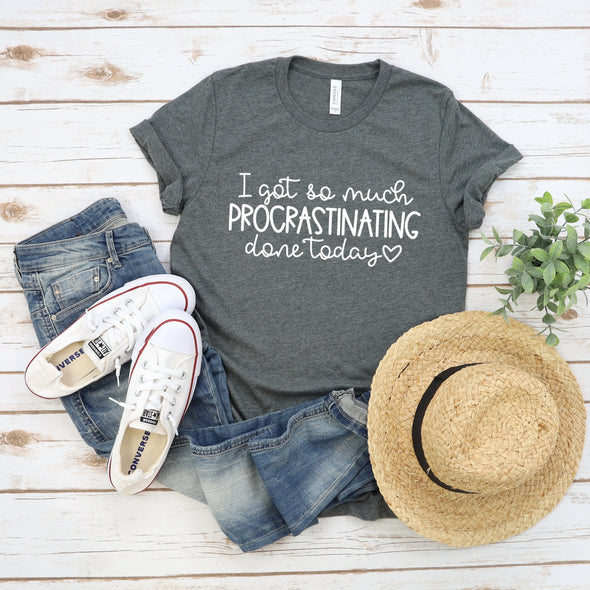 Procrastinating -  Screen Print Transfer DISCONTINUE