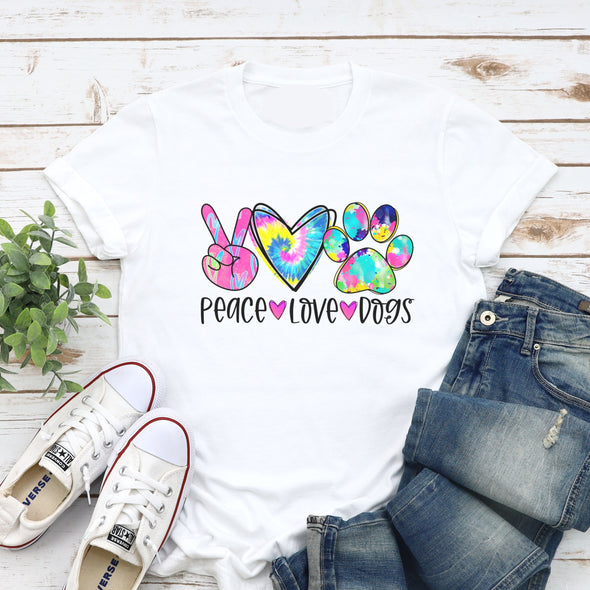 Peace Love Dogs - Sublimation Transfer