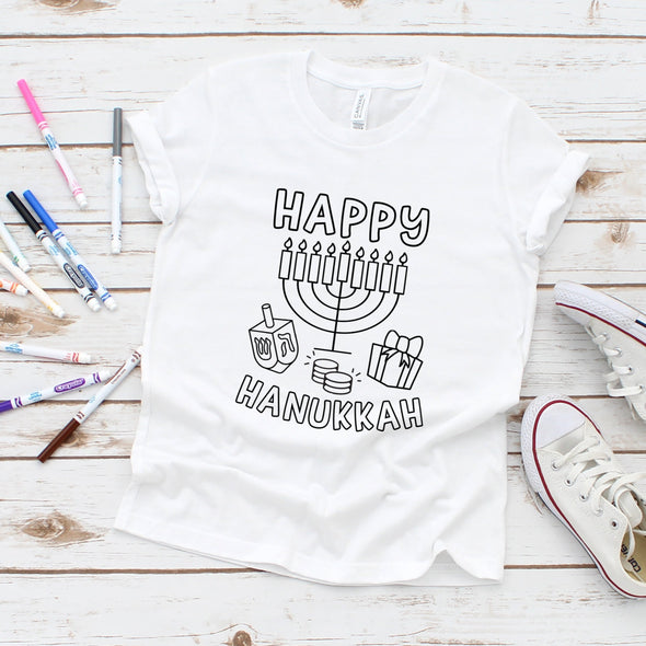 F5 Happy Hanukkah -  Screen Print Transfer