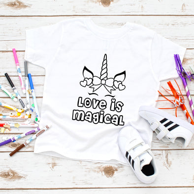 Color In Love Is Magical - Screen Print Transfer