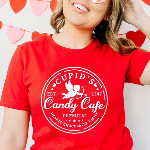P55 Cupid's Candy Cafe  -  Screen Print Transfer