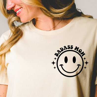 Too Busy Being A Badass Mom MATCHING PATCH -  Screen Print Transfer