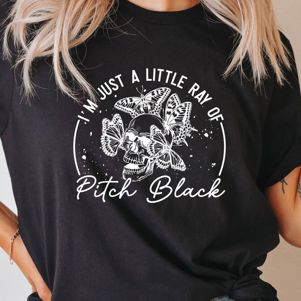 B58 Little Ray of Pitch Black -  Screen Print Transfer