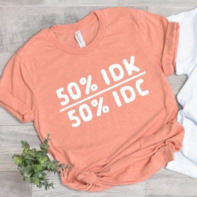 50% White Ink -  Screen Print Transfer