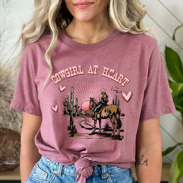Cowgirl at Heart -  DTF