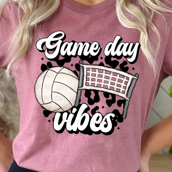 Game Day Vibes Volleyball - DTF Transfer