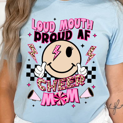 Loud Mouth Cheer Mom -  DTF