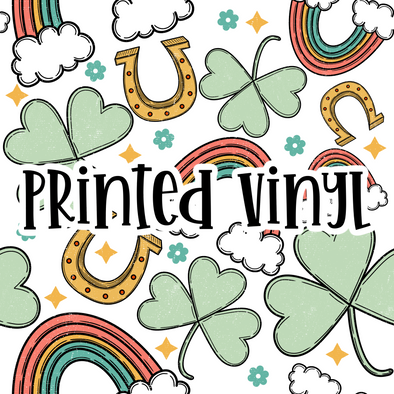 St. Patrick's Day Rainbow - Printed Vinyl