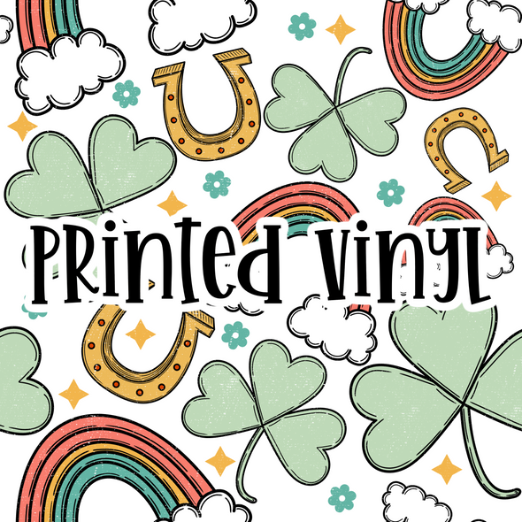 St. Patrick's Day Rainbow - Printed Vinyl