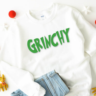 Grinchy PUFF -  Screen Print Transfer