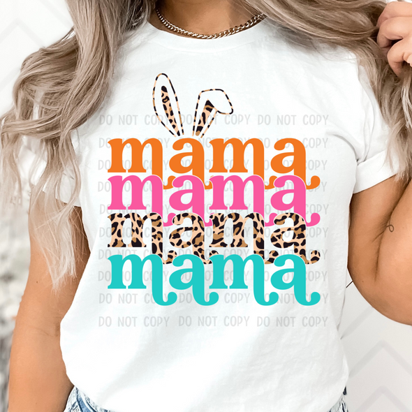 Easter Mama Mama Mama Bunny Ears-  DTF