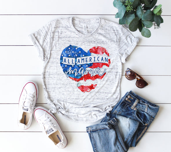 SALE All American Mama - Sublimation Transfer