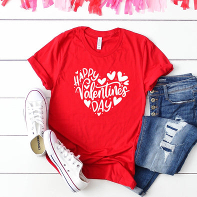 Happy Valentine's Day - Screen Print Transfer