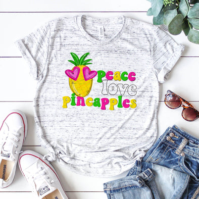 Peace Love Pineapples - Sublimation Transfer