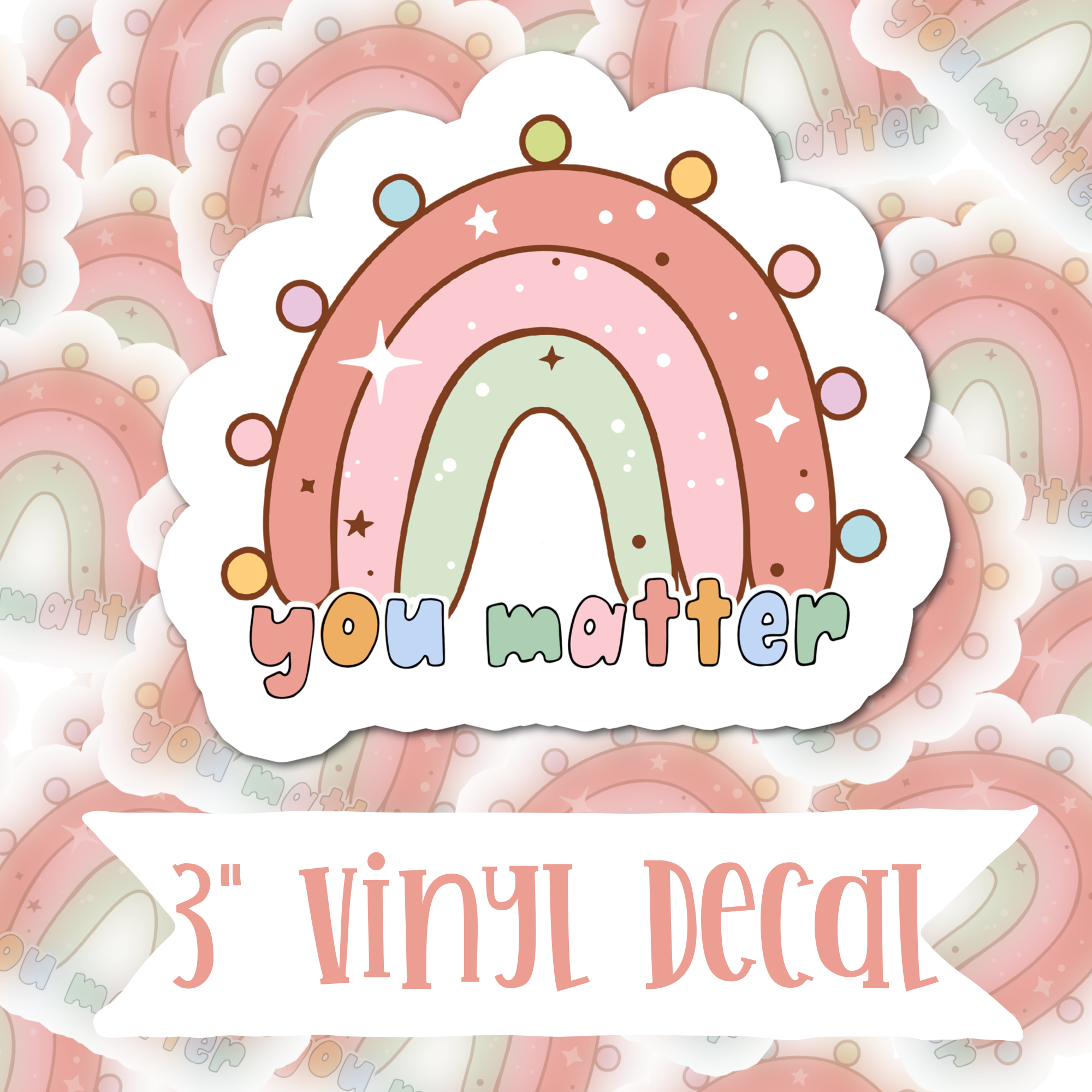 Sticker Matter V1 You Matter - Vinyl Sticker Decal – Krafty Korner Supplies