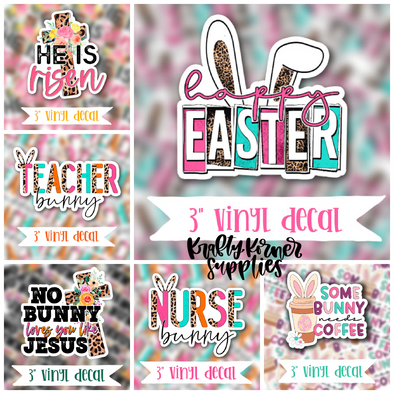 15 Mystery Easter Decals