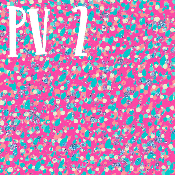 PV2 Confetti -  Printed Vinyl 12 x 12 Sheet