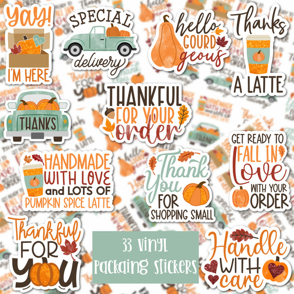 S98 FALL Small Business Packaging Bundle (33) - Stickers