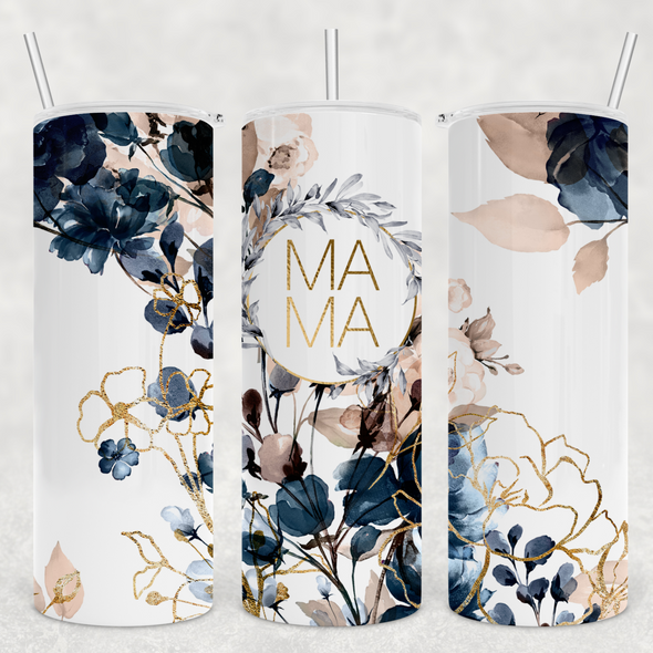 Mama - 20 oz Skinny Tumbler Sublimation Transfers