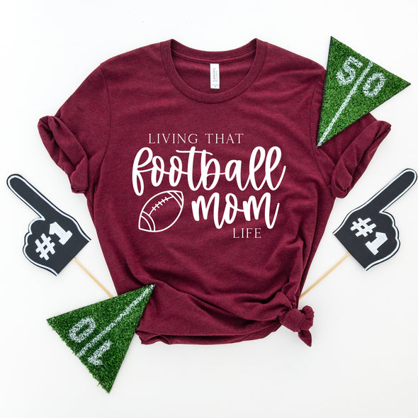 Football Mom Life -  Screen Print Transfer