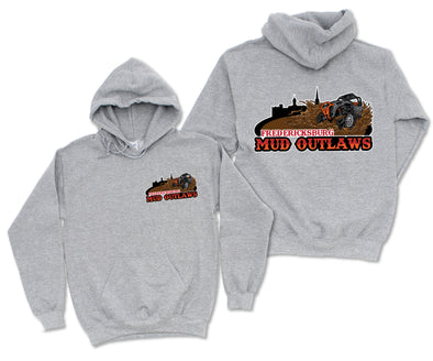 Fredericksburg Mud Outlaws Gildan Heavy Blend Hooded Sweatshirt