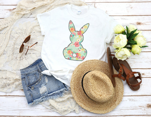 Floral Bunny - Sublimation Transfer