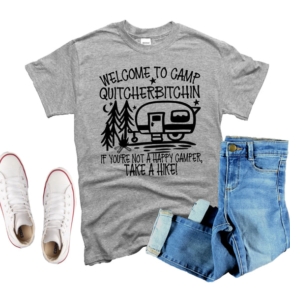 Welcome to Camp -  Screen Print Transfer