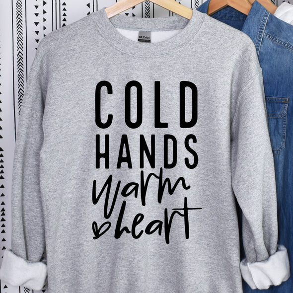 I37 Cold Hands Warm Heart - Screen Print Transfer