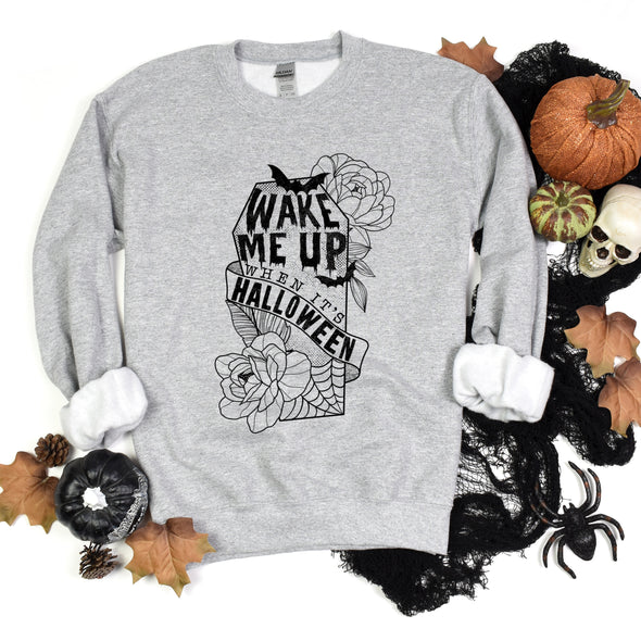 Wake Me When It's Halloween - Screen Print Transfer